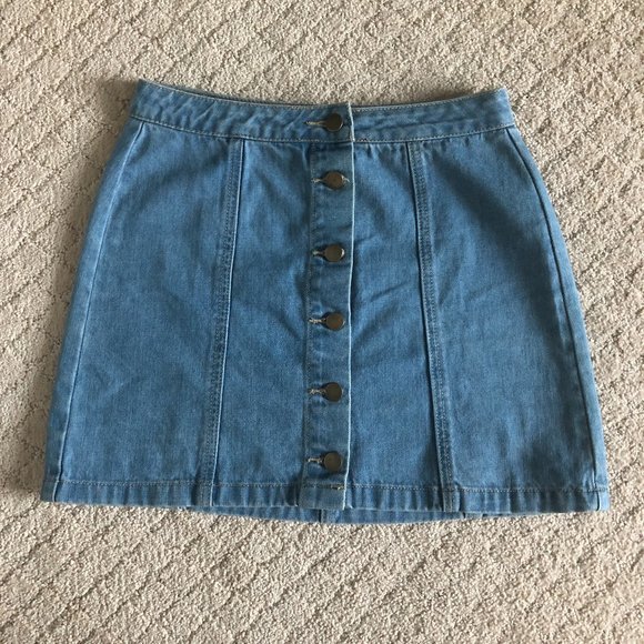Forever 21 Denim Skirt Size M - Picture 1 of 3